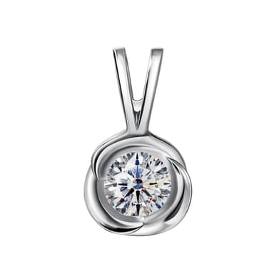 Подвеска ALROSA из золота 750 с бриллиантами