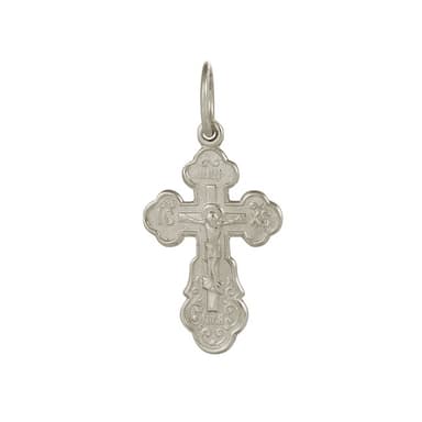 Подвеска крест Zlato из серебра 925