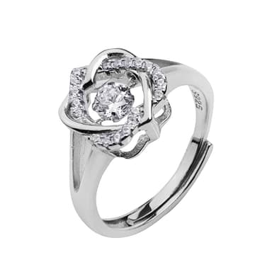 Кольцо Fidelis из серебра 925 с кубическим цирконием
