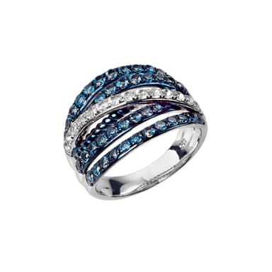 Кольцо Style Avenue из серебра 925 с топазом