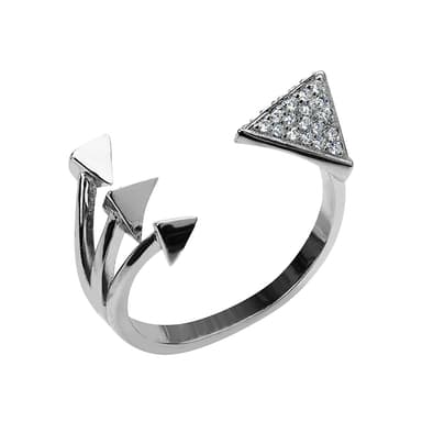 Кольцо Fidelis из серебра 925 с фианитом