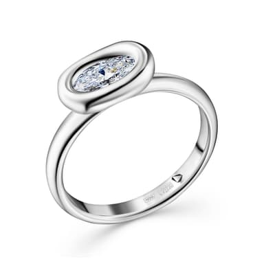 Кольцо ALROSA из золота 750 с бриллиантами