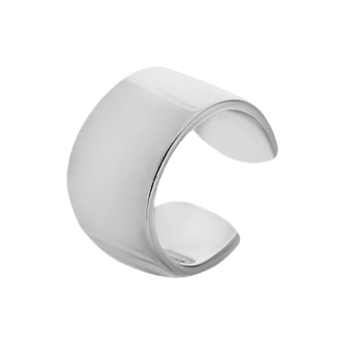 Серьга каффа Elemenet 47 из серебра 925