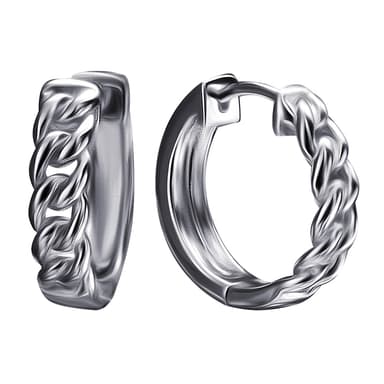 Серьги-конго Element 47 из серебра 925