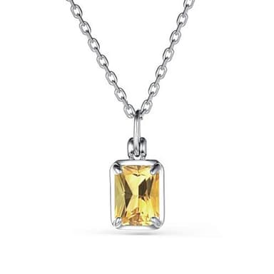 Колье Алькор из серебра 925 с цитрином