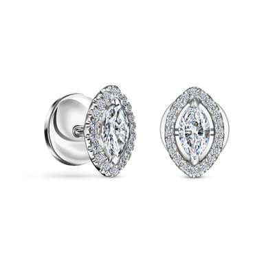 Серьги ALROSA из золота 585 с бриллианитами
