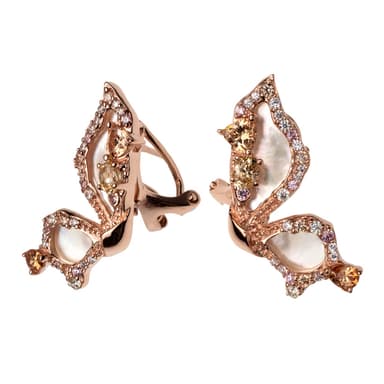 Серьги Style Avenue из серебра 925 с перламутром
