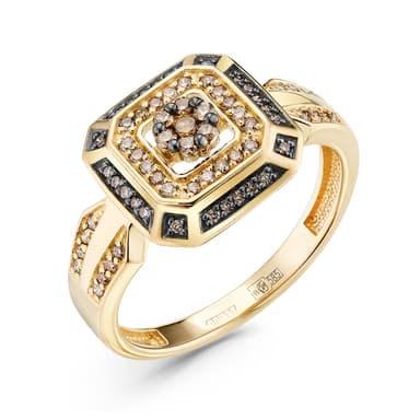 Кольцо ERA JEWELLERY из золота 585 с бриллиантами