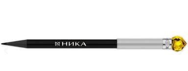 Сувенир Ника из серебра 925 с фианитом
