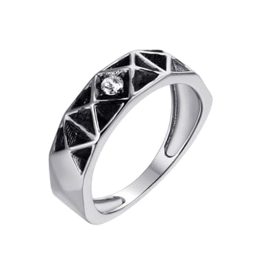 Кольцо Fresh Jewelry из серебра 925 с фианитом