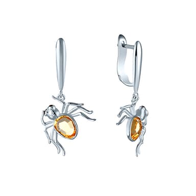 Серьги Elemenet 47 из серебра 925 с кубическим цирконием