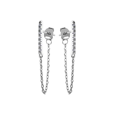 Серьги Fidelis из серебра 925 с фианитами
