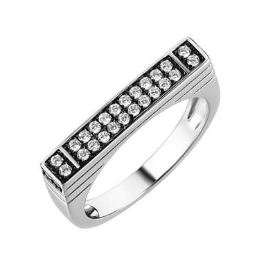 Кольцо Fresh Jewelry из серебра 925 с фианитом