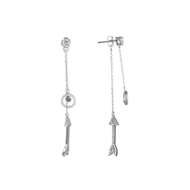 Серьги Element 47 из серебра 925 с фианитами