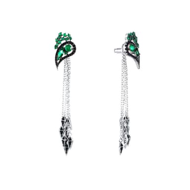 Серьги Elemenet 47 из серебра 925 с кубическим цирконием