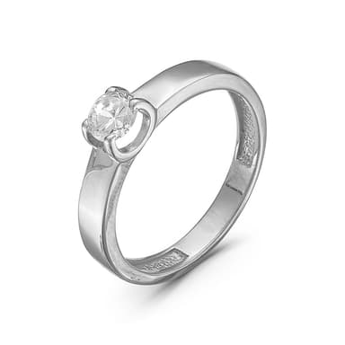 Кольцо Zlato из серебра 925 с фианитом