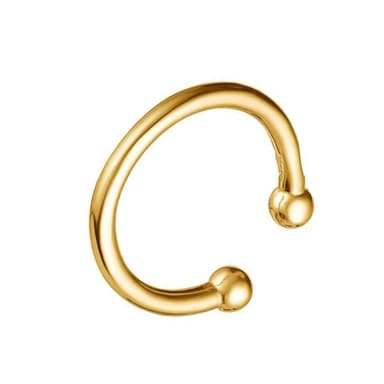 Серьга каффа Апарт из серебра 925