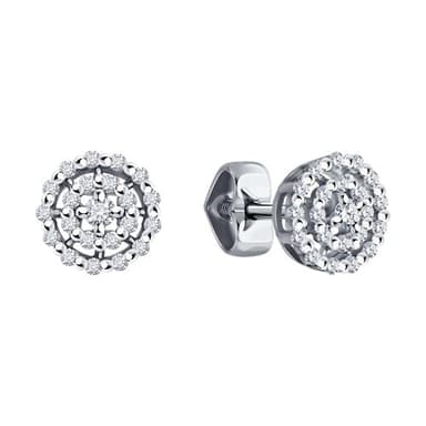 Серьги Diamant из золота 585 с бриллиантами
