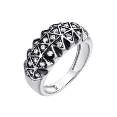Кольцо Fresh Jewelry из серебра 925 с кубическим цирконием