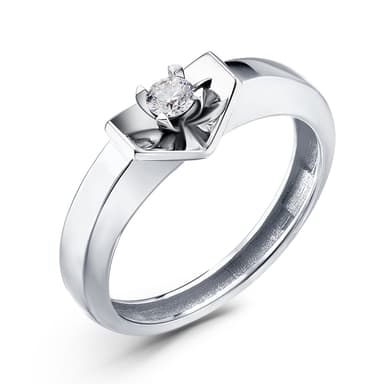 Кольцо ERA JEWELLERY из золота 585 с бриллиантом