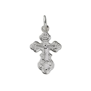Подвеска крест Zlato из серебра 925