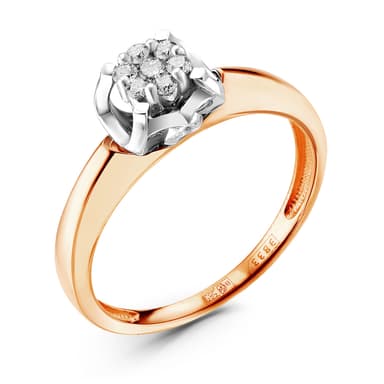 Кольцо ERA JEWELLERY из золота 585 с бриллиантом