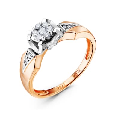 Кольцо ERA JEWELLERY из золота 585 с бриллиантами