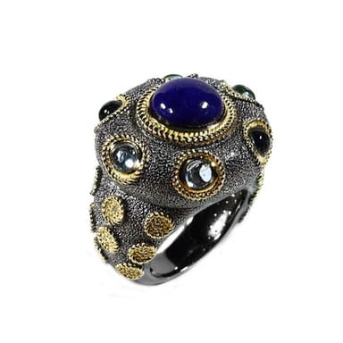 Кольцо Style Avenue из серебра 925 с топазом