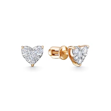 Серьги Vesna из золота 585 с бриллиантами