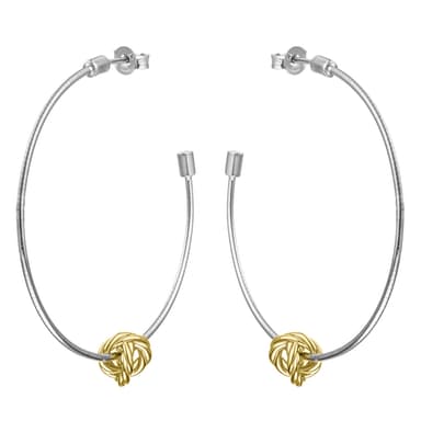 Серьги-конго MADDE из серебра 925
