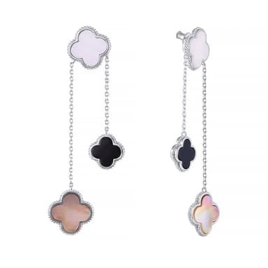 Серьги Element 47 из серебра 925 с перламутром