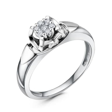 Кольцо ERA JEWELLERY из золота 585 с бриллиантом