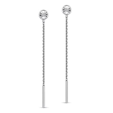 Серьги Алькор из серебра 925 с бриллиантами
