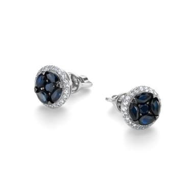 Серьги Алькор из золота 585 с сапфирами