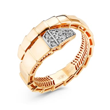 Кольцо ERA JEWELLERY из золота 585 с бриллиантами