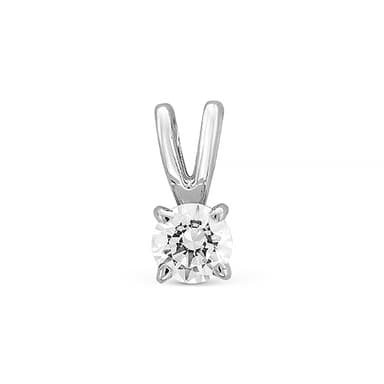 Подвеска Zlato из серебра 925 с фианитами