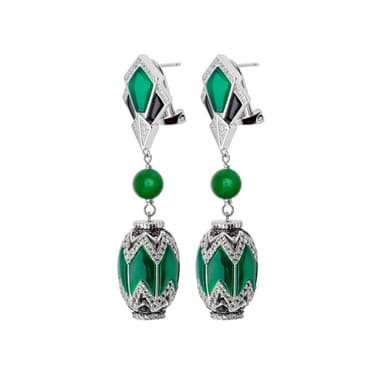 Серьги Style Avenue из серебра 925 с миксом камней