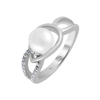 Кольцо NS Design из серебра 925 с жемчугом