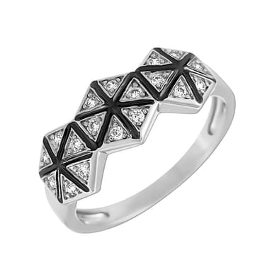 Кольцо Fresh Jewelry из серебра 925 с фианитом