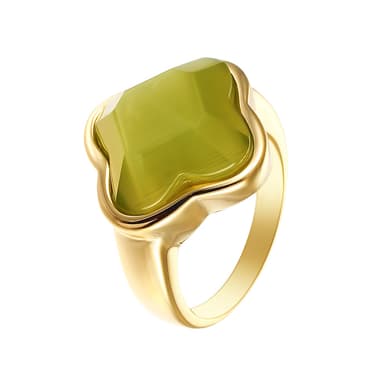Кольцо из серебра 925 с ювелирным стеклом