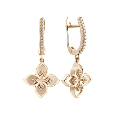 Серьги Fresh Jewelry из серебра 925 с перламутром