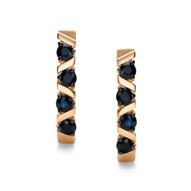 Серьги Алькор из золота 585 с сапфирами