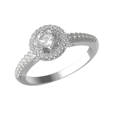 Кольцо Solare Mondo из серебра 925 с кубическим цирконием