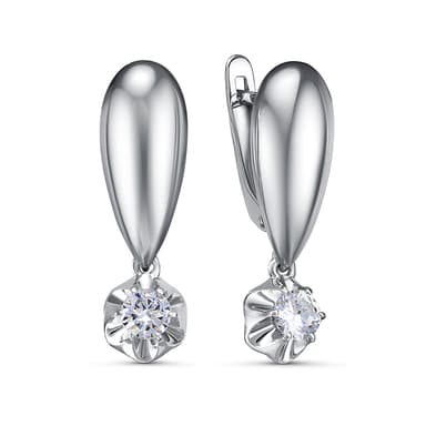 Серьги Delta из серебра 925