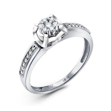 Кольцо ERA JEWELLERY из золота 585 с бриллиантами