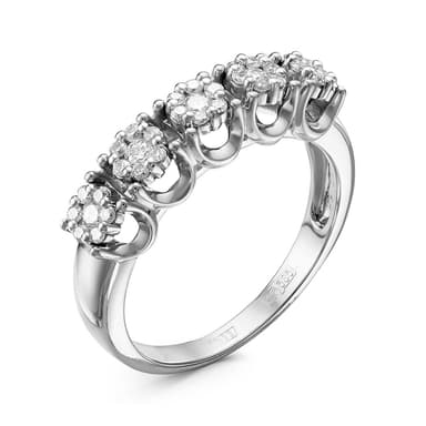 Кольцо ERA JEWELLERY из золота 585 с бриллиантами