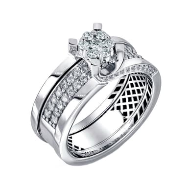 Кольцо ERA JEWELLERY из золота 585 с бриллиантом