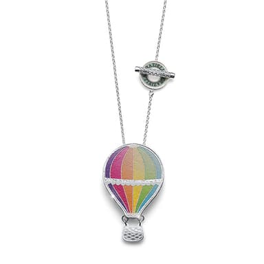 Колье Graziella из серебра 925 с эмалью