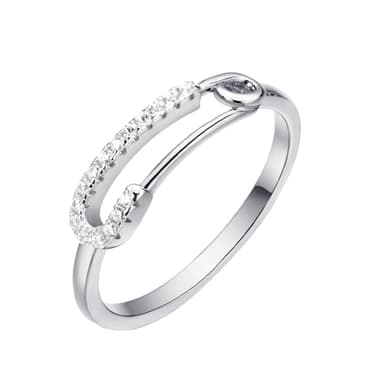 Кольцо Fidelis из серебра 925 с фианитом
