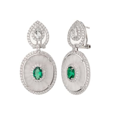 Серьги Style Avenue из серебра 925 с горным хрусталем